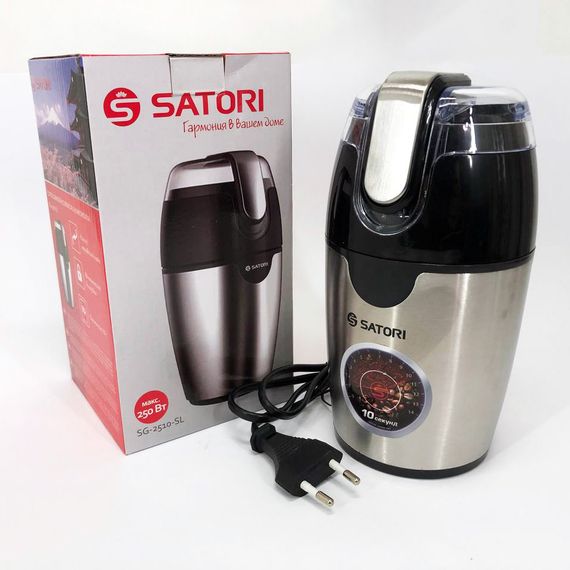 Электрическая кофемолка для турки SATORI SG-2510-SL, Електро кофемолка, UC-678 Многофункциональная кофемолка | Зображення 7