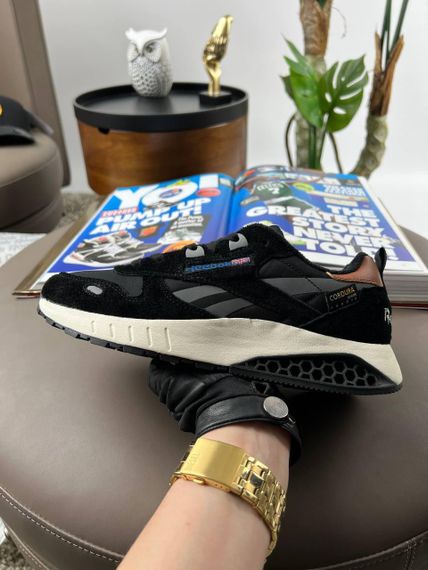 Кроссовки R1e1ebok Classic Leather Hexalite Black Grey Beige , Вьетнам 42 26.5 | Зображення 5