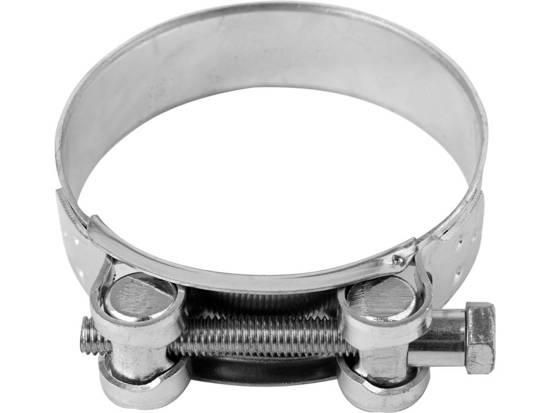 Хомут сталевий, з гвинтовим затискачем GBS W1 VOREL : Ø= 60-63/ 22 мм, оцинкований 73801