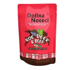Dolina Noteci Superfood 85 г х 10 шт паучи для котів (косуля з яловичиною)