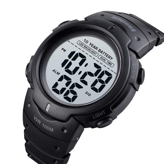 Чоловічий годинник Skmei 1560 Black-Gray | Зображення 2