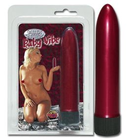 Мини вибратор BABY VIBE красный sexstyle