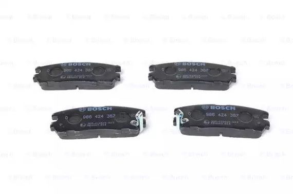 Колодки гальмівні дискові ISUZU/OPEL FRONTERA/MONTEREY задн.  BOSCH (0986424367) | Зображення 5