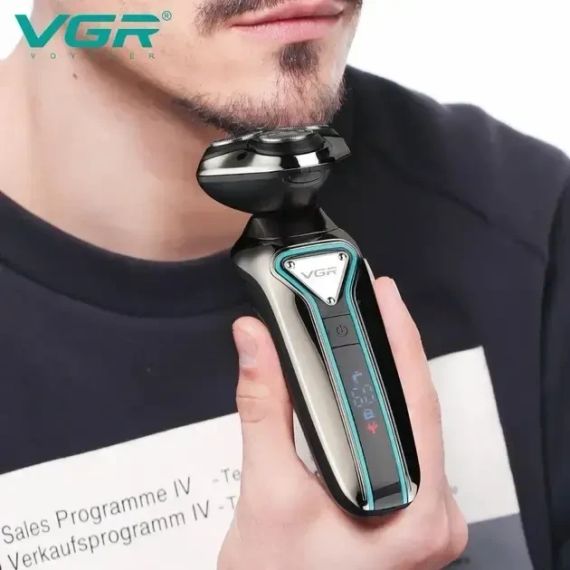 Профессиональная аккумуляторная бритва для бороды VGR V-323 | Зображення 1