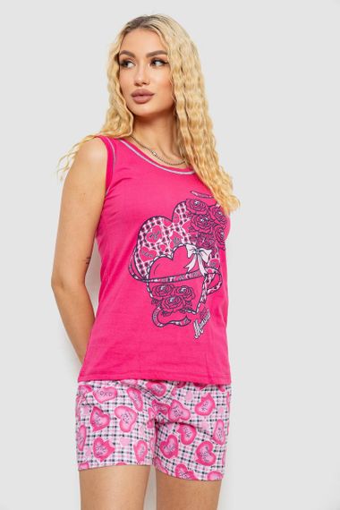 Пижама женская, цвет малиновый, 243R03674 | Зображення 2