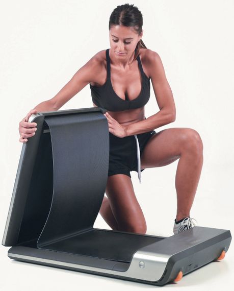 Бігова доріжка Toorx Treadmill WalkingPad with Mirage Display Mineral Grey (WP-G) | Зображення 3