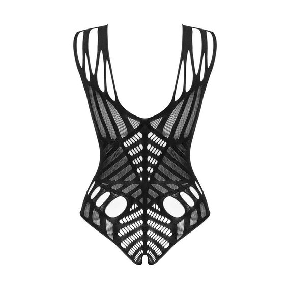 Боді з великими вирізами Obsessive B139 crotchless teddy S/M/L, з доступом | Зображення 3