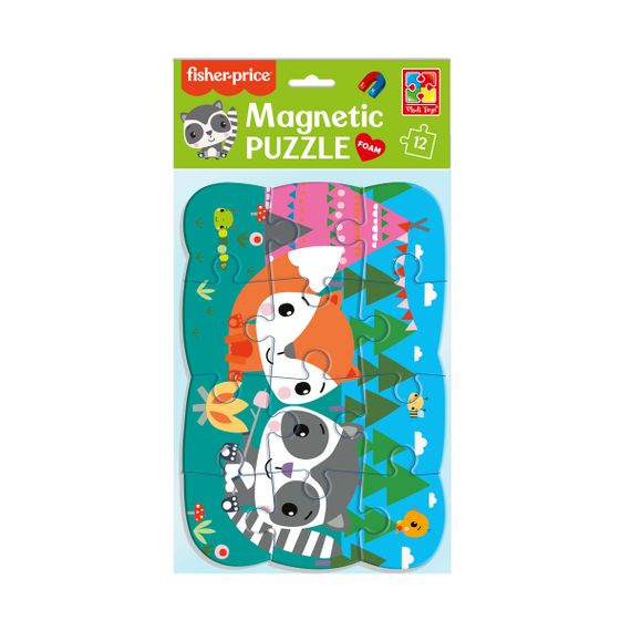 Магнітні пазли А5 "Fisher Price. У лісі" VT3205-96 Vladi Toys, в пакеті (4820234761890)