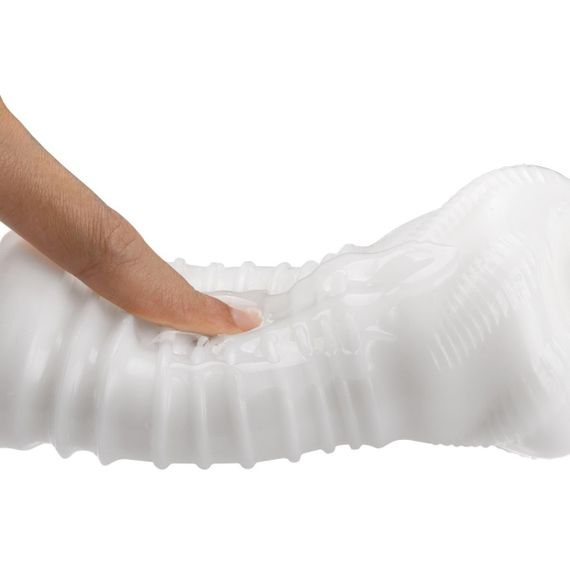 Мастурбатор Otouch DECOR 1-D, эффект всасывания, ребрышки-кольца, зауженный диаметр sexstyle | Зображення 3