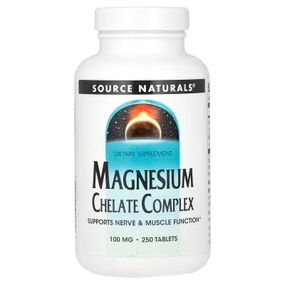 Магний хелат Magnesium Chelate Complex, 100 mg, 250 Tablets