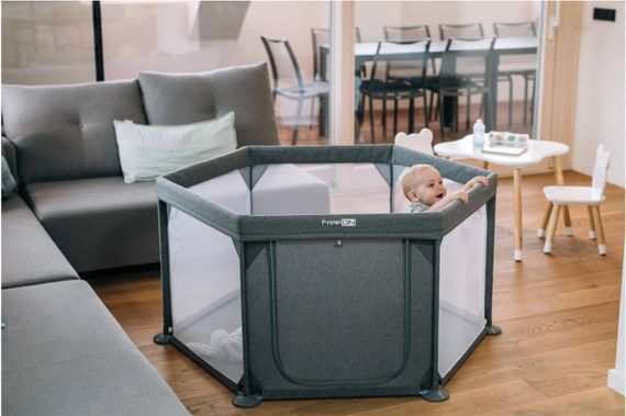 Манеж для дитини FreeON Hexagon, grey (Від 6 місяців) | Зображення 3
