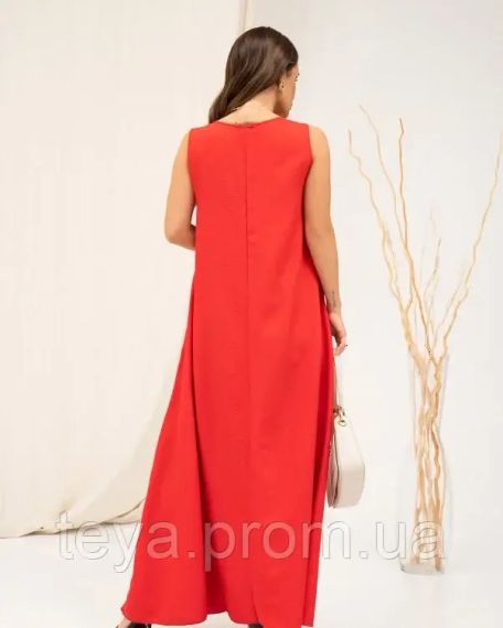Платье для женщин цвет красный FI_007250 | Зображення 2