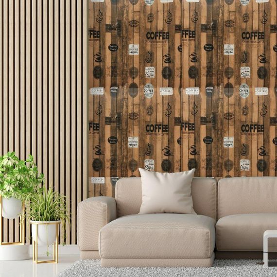 Самоклеюча 3D панель кава 700х700х4мм (92) SW-00001161 | Зображення 2