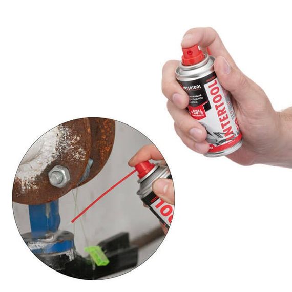 Мастило проникне універсальне, аерозоль 100 мл. INTERTOOL FS-40101 | Зображення 3