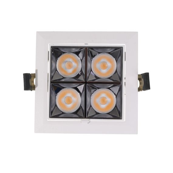 Светильник накладной поворотный LED HDL-DT 204/4*5W NW WH | Зображення 3