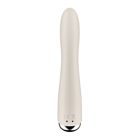 Вібратор точки G з обертанням Satisfyer Spinning Vibe 1 Beige, 2 мотори | Зображення 3