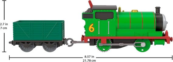Класичний моторизований поїзд Персі з ювілейної серії до 80-річчя Thomas & Friends Оригінал Fisher-Price | Зображення 2