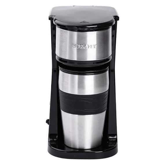 Кофеварка электрическая 420 (мл) для дома и офиса Sokany SK-04028 | Зображення 5