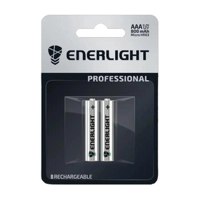 Акумулятор AAA/HR03 NiMh 1,2V 800mAh (бл-2шт) Enerlight Professional