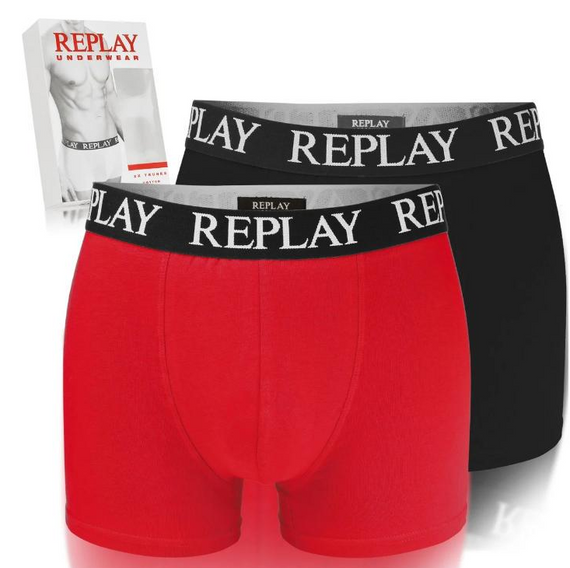 Чоловічі анатомічні труси боксери Replay (2 шт) | Зображення 2