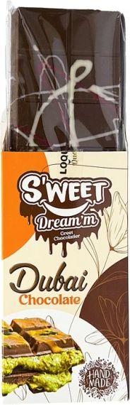 Дубайський шоколад 200 г Sweet Dream з фісташковою начинкою