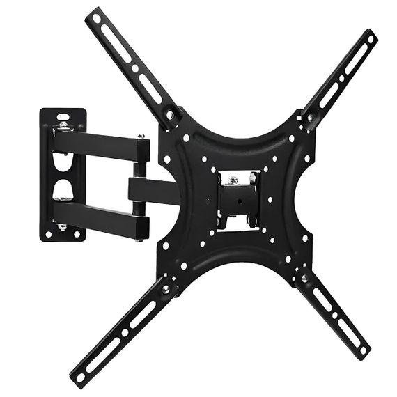 Кронштейн для телевізора 14"-55", 50 кг, HDL-117-B-2 / Кріплення для телевізора та монітора з поворотом