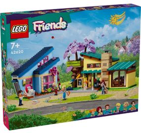 Конструктор LEGO Friends Родинні будинки Оллі й Пейслі (42620)