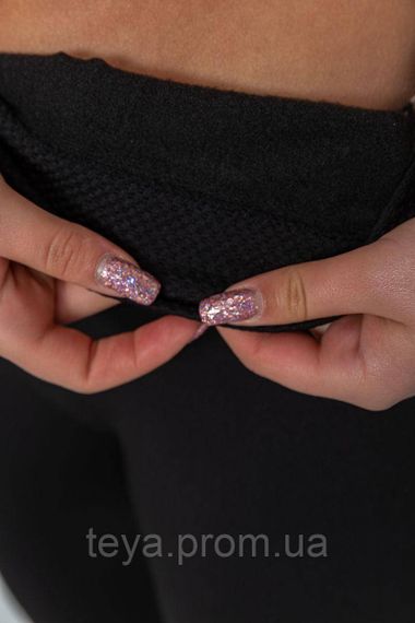 Лосини термо з начосом, колір чорний, розмір L-XXXL FA_008814 | Зображення 5