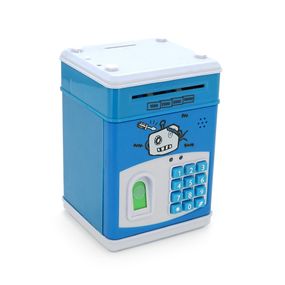 Копилка-сейф Sauron YT41598,кодовый замок отпечаток,Blue,Box