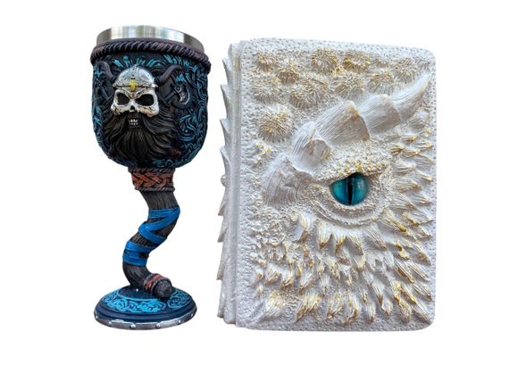 Подарунковий набір Келих 3D Молот Тора Вікінг і Блокнот 3D «Око Крижаного Хранителя»