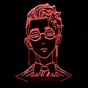 Акриловий світильник-нічник Сюдзі Ханма червоний tty-n001425