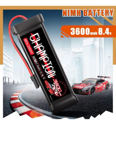 GOLDBAT 8.4V 3600mAh NIMH акумулятор з Tamiya роз'ємом для RC авто, бота та баггі | Зображення 1