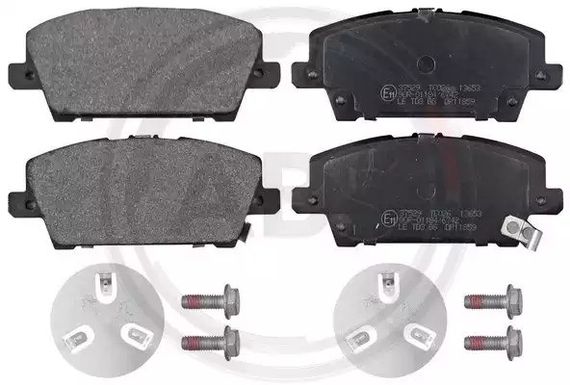 Колодки передні гальмівні Civic 05-11, ABS (37529) | Зображення 2