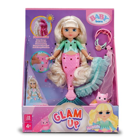 Лялька-русалка Русалочка Спаркл серії Glam Up (28 см) | Зображення 3