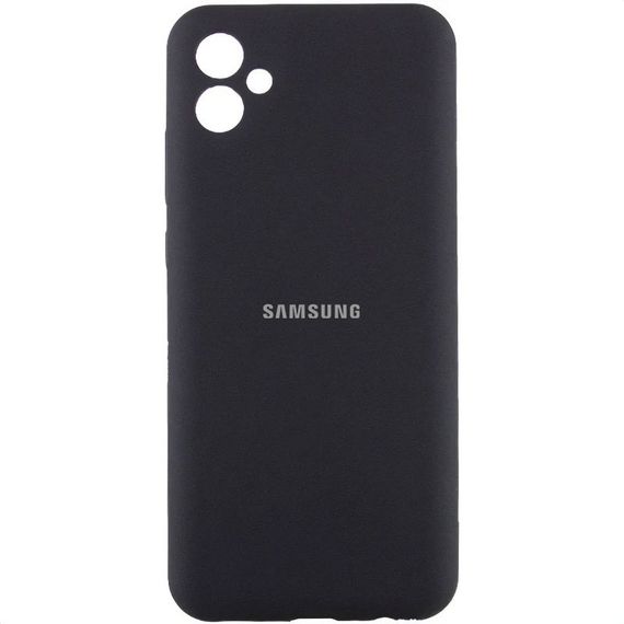 Чохол Silicone Cover Lakshmi Full Camera (AA) with logo для Samsung Galaxy A06 Чорний / Black