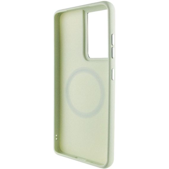 TPU чехол Bonbon Metal Style with MagSafe для Samsung Galaxy S23 Ultra Белый / White | Зображення 2