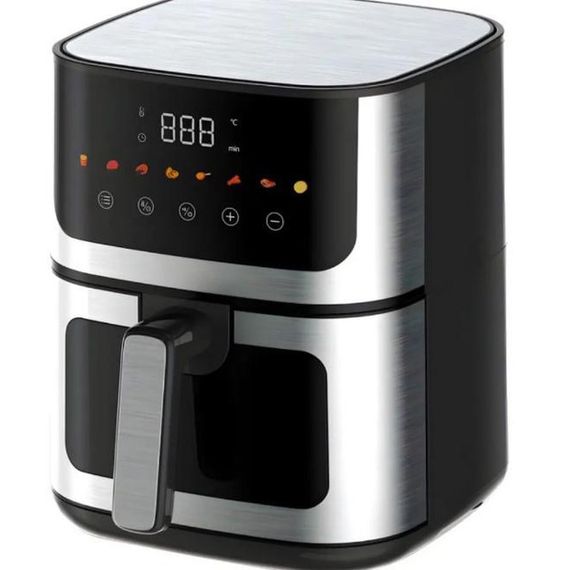 Фритюрниця без олії для ресторану Rainberg RB-2268 4200 Вт, Потужна фритюрниця аерогриль LJ-55 | Зображення 2
