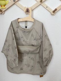 Нагрудник дитячий з рукавами для годування та творчості Квіточки