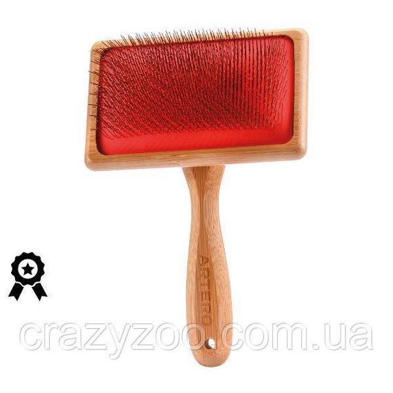 Пуходерка для собак Artero Juliet L Nature Collection с защитным покрытием на зубцах 12x8x20 см P771