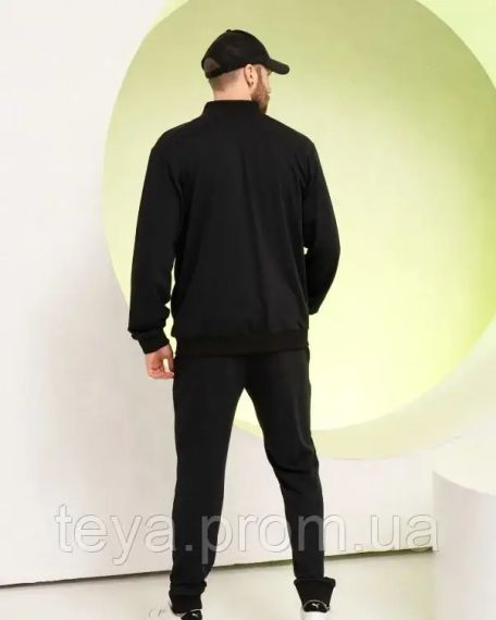 Спортивний костюм колір чорний розмір M FI_009528 | Зображення 2