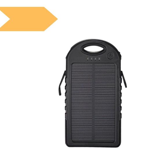 Power Bank XPRO 30000 mAh Solar із сонячною батареєю чорний (MER-11905_230)