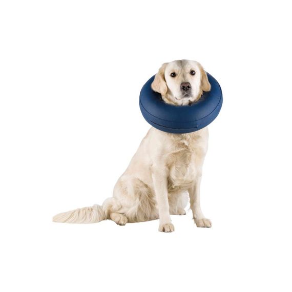 Захисний комір Trixie  для собак  надувний S    24-31см*9,5см блакитний | Зображення 1