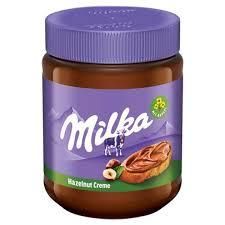 Шоколадно-горіхова паста без пальмової олії Milka Haselnusscreme, 600 г, Щвейцарія