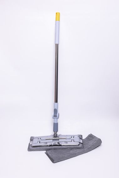 Швабра для підлоги з телескопічною ручкою та насадкою, підходить для плитки, ламінату, лінолеуму, прибирання дому HP-35015-50 | Зображення 2