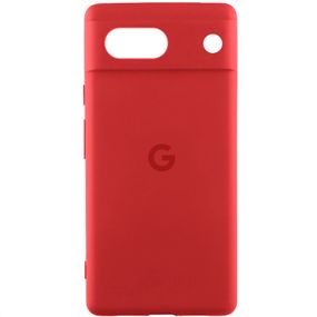 Чохол Silicone Cover Lakshmi Full Camera (AAA) with Logo для Google Pixel 7a Червоний / Red