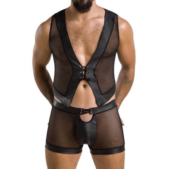 Чоловічий комплет 053 SET WILLIAM black L/XL -Passion | Зображення 2