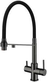 Кухонний змішувач Fabiano FKM 31.43 Black Steel 8231.403.1149