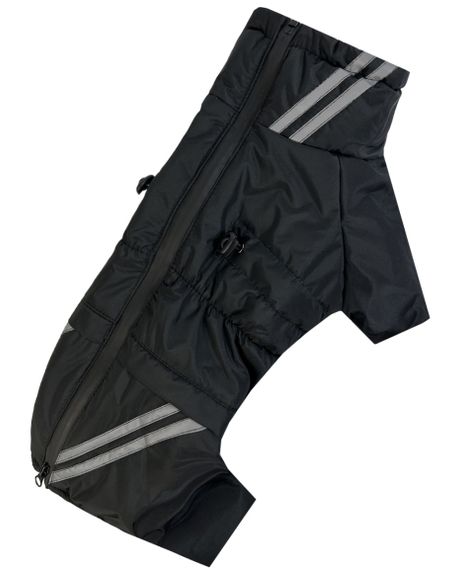 Зимовий комбінезон ДЛЯ ТАКС спорт чорний RT-32