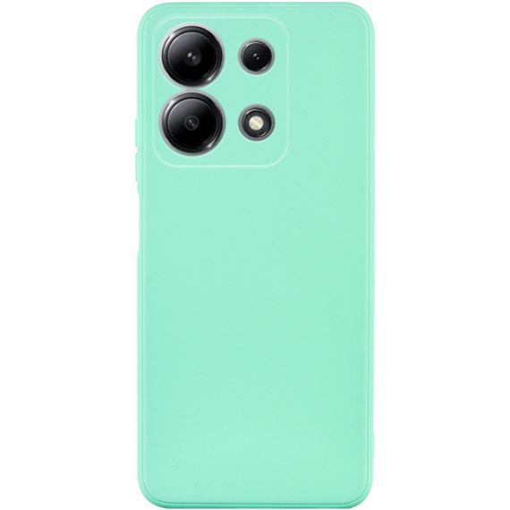 Силиконовый чехол Candy Full Camera для Xiaomi Redmi Note 13 4G Зеленый / Menthol