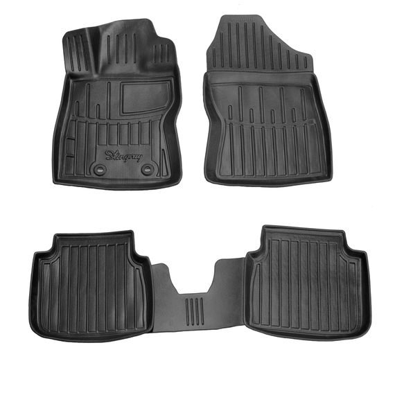 Резиновые коврики Stingray 3D (5 шт) для Subaru Crosstrek 2023- гг